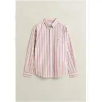 Gant per uomo. 3262013 Camicia Oxford classica a righe multicolore (XXL), Casual, Manica lunga, Cotone Riciclato