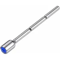FUKR Gioiello per uretra Diamante sottile 6cm - diametro 4mm blu