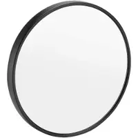 WAN Specchio di trucco ingranditore - Specchio da viaggio - Trucco dettagliato - Zuignap pratico - 8,6 cm Round - C