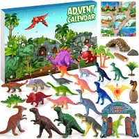 Izoel Calendario dell'Avvento 2026 Dinosauri Bambini Bambini 3-12 Anni Calendario dell'Avvento Dinosauri Bambini Verde