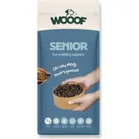 WOOOF Cibo secco per cani Senior 14KG Cibo per cani senior pressato con tacchino e pesce per cani anziani