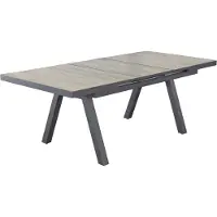 Dasmöbelwerk Tavolo da giardino Kentucky allungabile 160/210x100x75cm in ceramica marrone