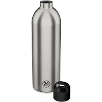 24Bottles Borraccia 'Clima' nero / argento