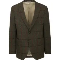 Steppin' Out Blazer Harris Tweed Green Verde Verde scuro taglia