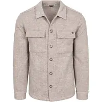 No-excess Overshirt Jacquard Greige Beige Grigio taglia