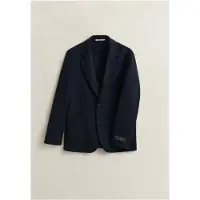 Gant per uomo. 7706381 Giacca cucita a mano blu marino (48), Casual, Classico, Poliestere, Navy