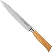 Messermeister Oliva Elite E-6688-8K coltello da intaglio con lama a scanalature Granton, 20cm