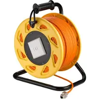 Goobay Cavo di rete RJ45 mobile arancione 90 m