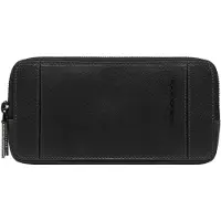 Piquadro Cronus Borsa da toilette Vera Pelle 19.5 cm nero