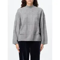 Emporio Armani Maglione a collo alto in misto cashmere e lana con spalle scese