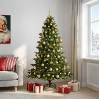 Syfax Albero di Natale artificiale con palline 240 cm 300 LED