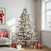 Syfax Albero di Natale artificiale con palline 180 cm 300 LED