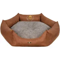 Dripio Cuccia per cani o gatti, diametro 70 cm, marrone, taglia M