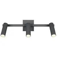 TRIO Lighting Faretto da soffitto Dara, lunghezza 46 cm, antracite, metallo, a 3 luci.