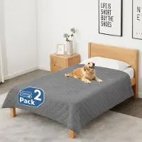 Dripio Set di 2 coperte impermeabili per cani, dimensioni 97x208 cm, reversibili e lavabili