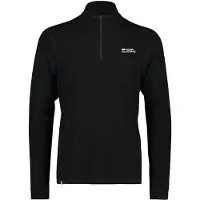 Mons Royale Cascade Merino Flex 200 1/4 Zip L/S Intimo lana merinos Uomo (XL, nero)