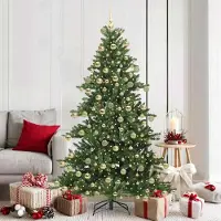Prolenta Maison Exclusive - Albero di Natale artificiale pieghevole, verde, 180 cm, in PVC