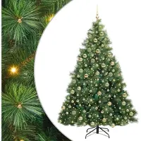 Syfax Albero di Natale artificiale Verde 180 cm PE e PVC