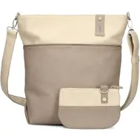 Zwei Jana Borsa a spalla 33 cm grigio