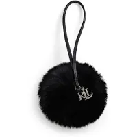 Ralph Lauren Portachiavi in pelle da 23 cm nero