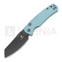 Bestechman Coltello pieghevole Cicada's Wing - PVD - G10, misty blue
