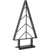 Syfax Albero di Natale in metallo KUOPIO 60 cm Acciaio Nero
