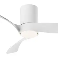 Mantra-Iluminacion Ventilatore da soffitto LED Nemo II L, bianco, CC, silenzioso, CCT, 132 cm