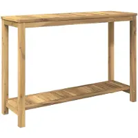 Syfax Tavolo consolle da giardino Sbiancato 108,5 x 35 x 75 cm