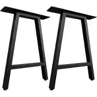 Merkloos Gambe a forma di "A" in metallo per tavoli da pranzo o scrivanie