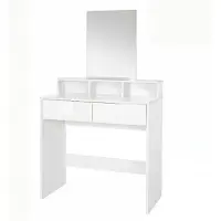 Merkloos Scrivania da lavoro di 80 x 40 x 140 cm, colore bianco