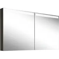 Schneider ARANGA TW Armoire de toilette avec éclairage, 2 portes, 1395x120x700mm, bandeaux lumineux en haut, 160.540.02.44, 160.540.02.44
