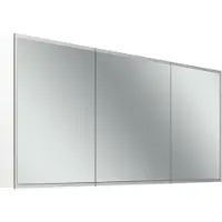 Schneider GLOW D2W Armoire de toilette, 3 portes 50/60/50cm, 1613x136x736mm, éclairage périphérique, Dim2Warm, 218.161.02.02, 218.161.02.02