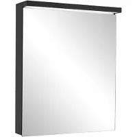 Schneider BORDO TW Armoire de toilette avec éclairage LED, 1 porte butoir réversible, prise à droite, 59,5x72,6x17,8cm, 188.062.02.44, 188.062.02.44