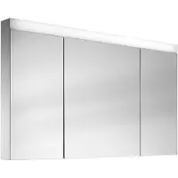 Schneider PATA LED Armoire de toilette, 3 portes 35/60/35cm, 1295x120x756mm, éclairage supérieur variable, 161.131.02.02, 161.131.02.02