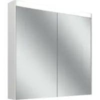 Schneider OBJECT Line Comfort armoire de toilette LED, 2 portes 40/40cm, 795x123x743mm, éclairage en haut, 204.080.02.02, 204.080.02.02