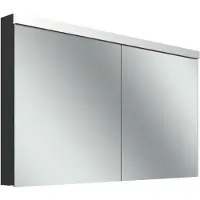 Schneider LOW plus LED armoire de toilette, 2 portes 65/65cm, 1295x120x747mm, éclairage en haut, 172.130.02.44, 172.130.02.44