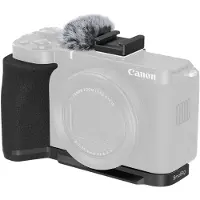 SmallRig 5808 Piastra di montaggio a L con maniglia per Canon PowerShot V1, nera