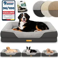 Aktiv shop GmbH ELONEO Letto ortopedico per cani, taglia XL - Grigio