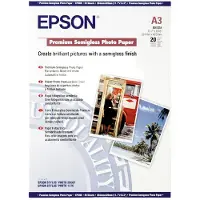 Epson Carta Fotografica Premium Semigloss Photo A3 20 Sheets 251gr