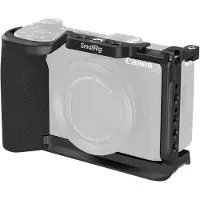 SmallRig 5807 Gabbia per Canon PowerShot V1, nero