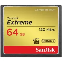 SanDisk Scheda Di Memoria Extreme Cf 64gb Udma7 Sdcfxsb-064g-g46