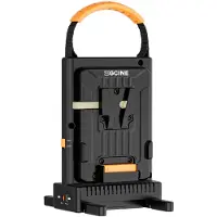 ZGCINE V-Mount Caricabatterie doppio con commutazione a caldo
