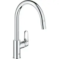 GROHE BauFlow single lever kitchen sink mixer Chomowany