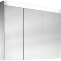 Schneider PATA LED Armoire de toilette, 3 portes 30/40/30cm, 995x120x756mm, éclairage supérieur variable, 161.101.02.02, 161.101.02.02