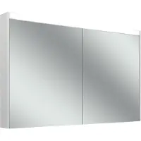 Schneider OBJECT Line Comfort armoire de toilette LED, 2 portes 65/65cm, 1295x123x743mm, éclairage en haut, 204.130.02.02, 204.130.02.02