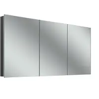 Schneider STYLE TW Armoire de toilette avec éclairage LED, 3 portes de même taille, 151,5x71,5x12cm, 194.151.02.44, 194.151.02.44