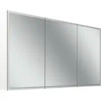 Schneider GLOW D2W Armoire de toilette, 3 portes 45/50/45cm, 1413x136x736mm, éclairage périphérique, Dim2Warm, 218.141.02.02, 218.141.02.02