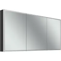 Schneider GLOW D2W Armoire de toilette, 3 portes 50/60/50cm, 1613x136x736mm, éclairage périphérique, Dim2Warm, 218.161.02.44, 218.161.02.44