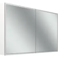 Schneider GLOW D2W armoire de toilette, 2 portes 60/60cm, 1213x136x736mm, éclairage circulaire, Dim2Warm, 218.120.02.02, 218.120.02.02