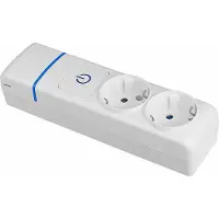 Big Buy Cooking Presa multipla a 2 prese 2p+t, 16a 250v con interruttore luminoso. 8002pil solera